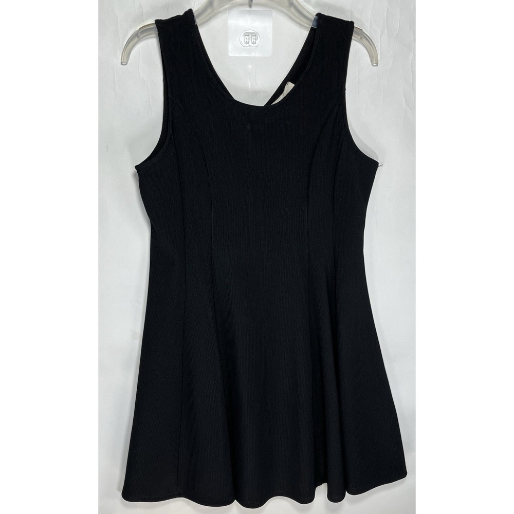 Elodie Dress Womens Size Large Black‎ Knit Stretch Sleeveless Sheath New
